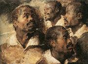 Four Studies of the Head of a Negro